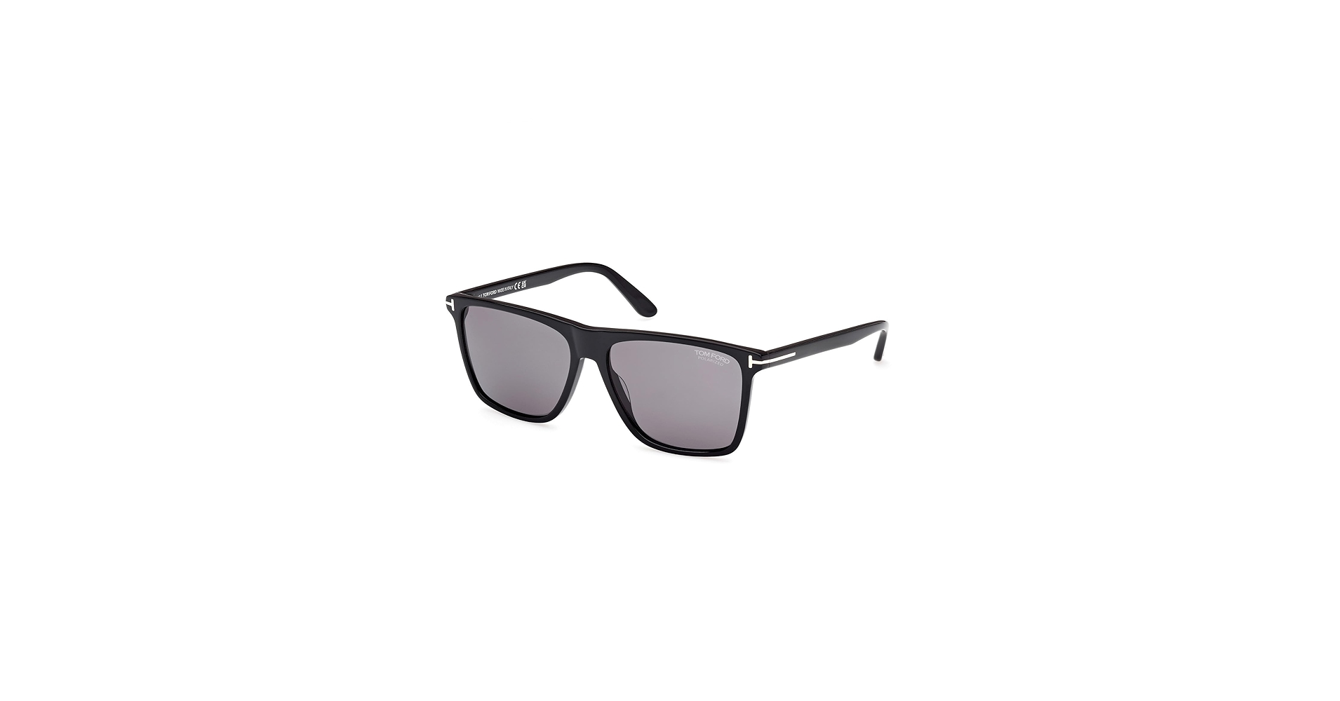 Tom Ford Fletcher Polarized Smoke Square Men's Sunglasses
